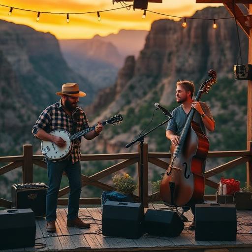 Canyon Line performing live