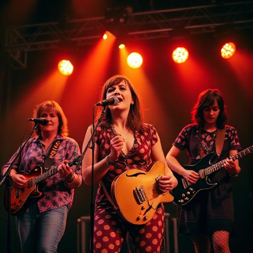 Luna & The Jets performing live