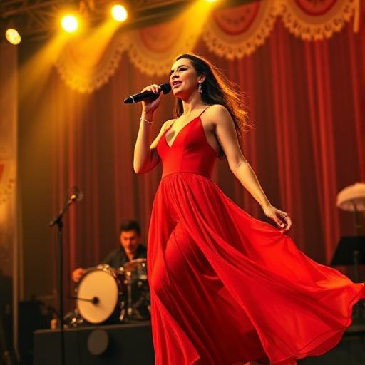 Marisol Vega performing live
